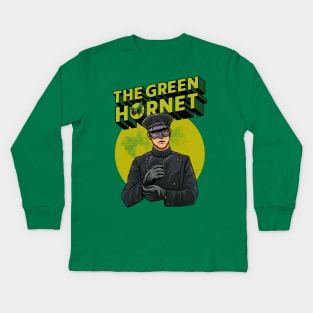 Kato - The green hornet Kids Long Sleeve T-Shirt